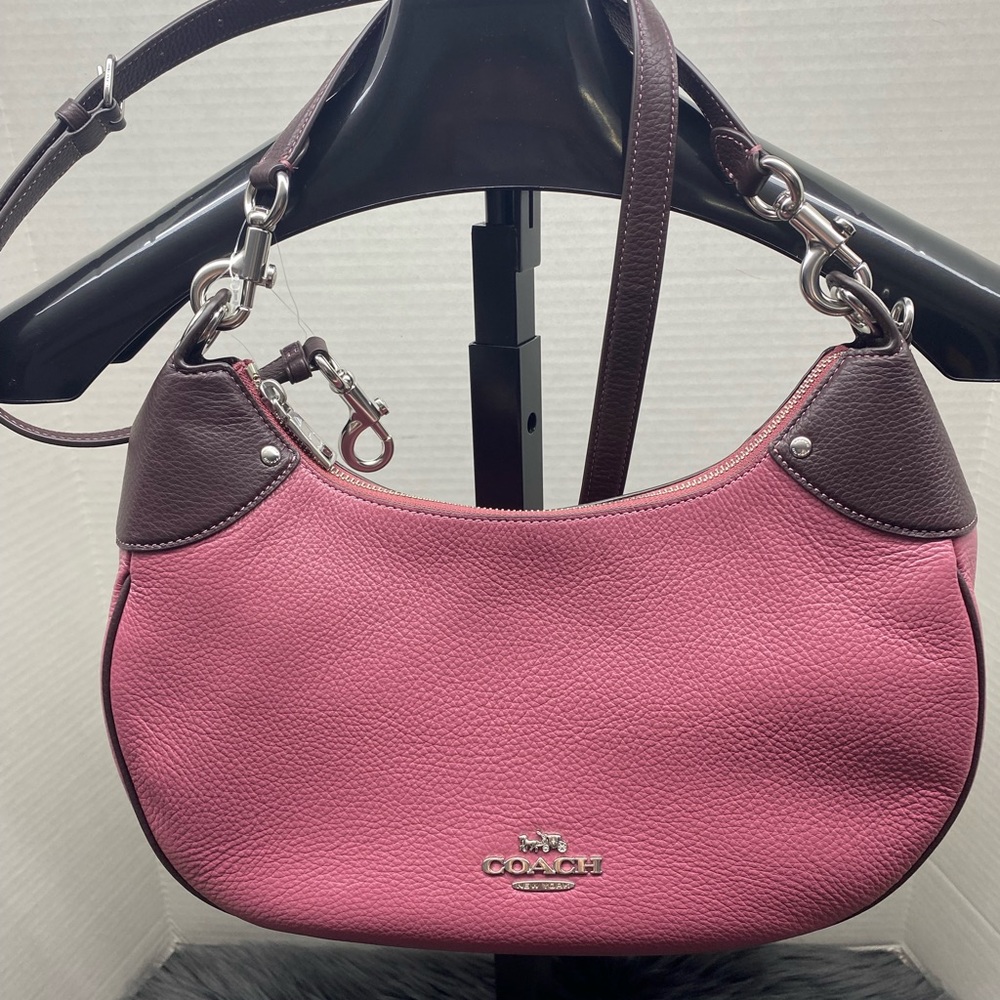 *NWT* Coach Pebble Leather Mara Hobo Shoulder Bag Style CJ864 Light Raspberry